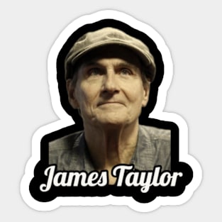 Retro James Sticker